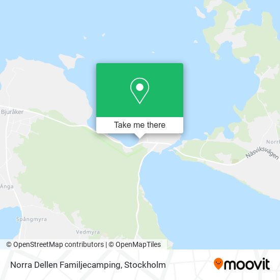 Norra Dellen Familjecamping map