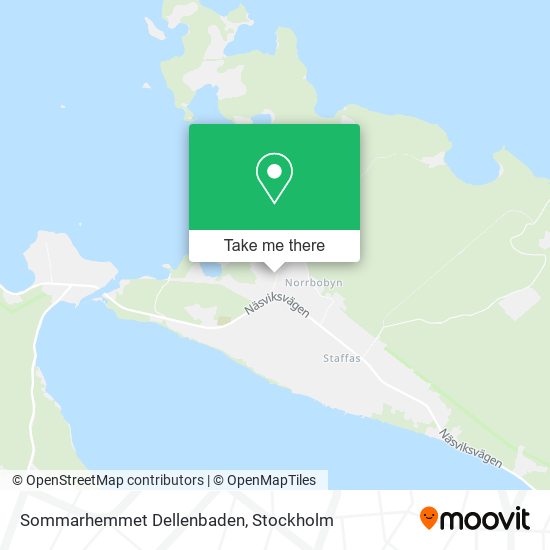 Sommarhemmet Dellenbaden map