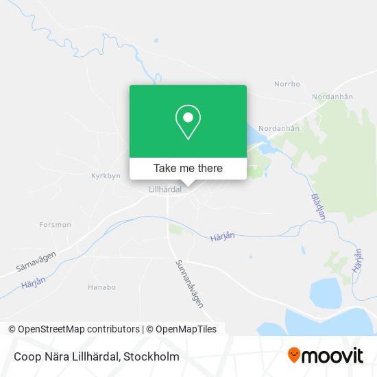 Coop Nära Lillhärdal map