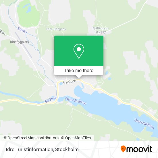 Idre Turistinformation map