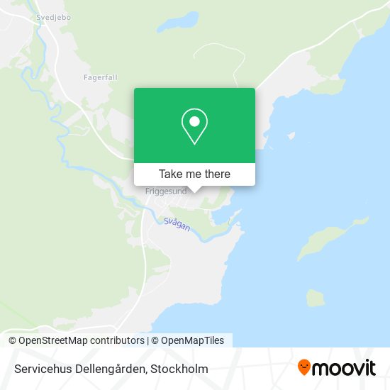 Servicehus Dellengården map