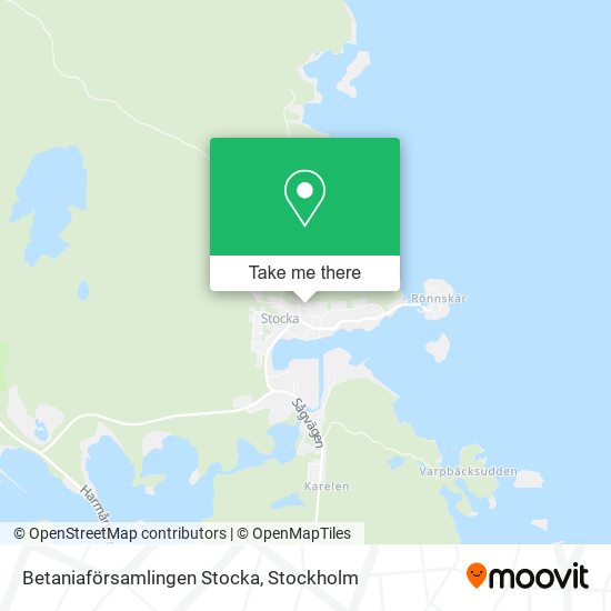 Betaniaförsamlingen Stocka map