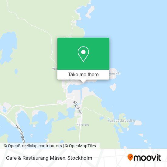 Cafe & Restaurang Måsen map