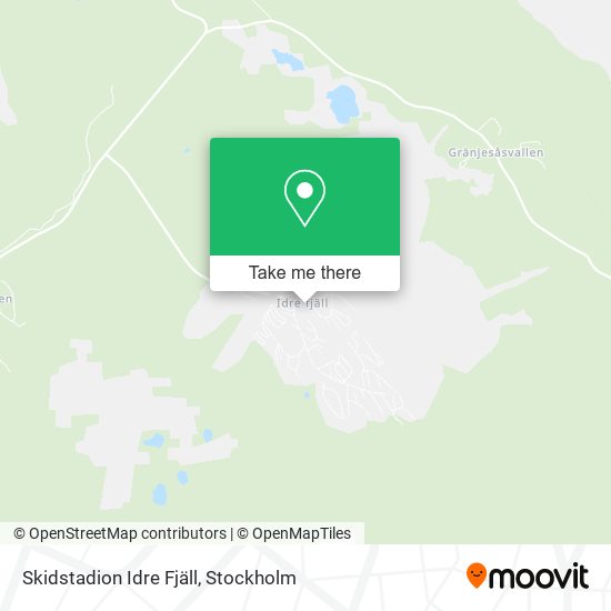 Skidstadion Idre Fjäll map