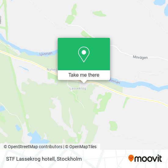STF Lassekrog hotell map