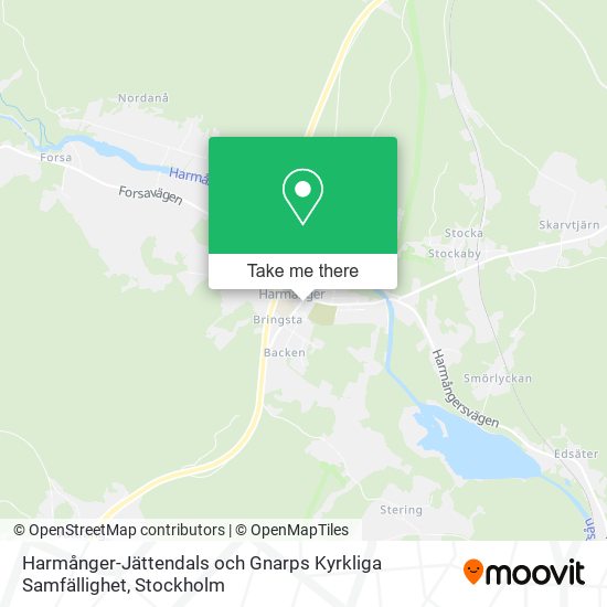Harmånger-Jättendals och Gnarps Kyrkliga Samfällighet map