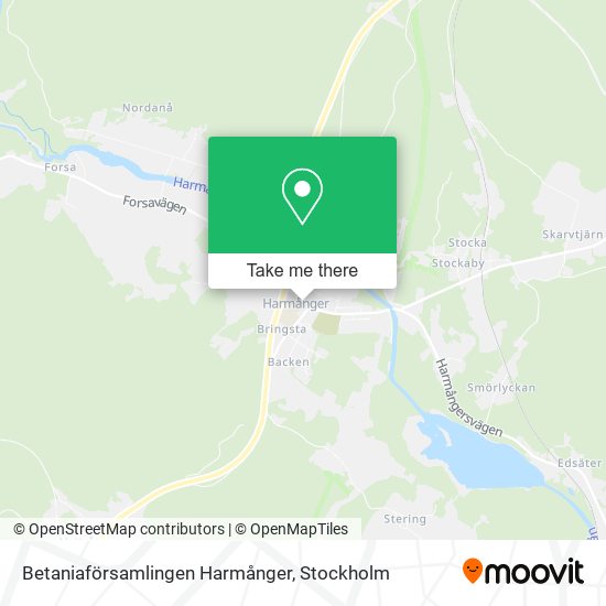 Betaniaförsamlingen Harmånger map