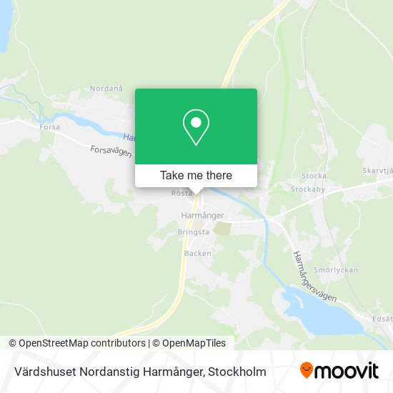 Värdshuset Nordanstig Harmånger map