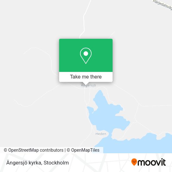 Ängersjö kyrka map