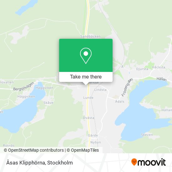 Åsas Klipphörna map