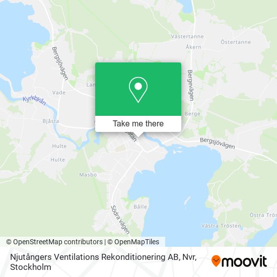 Njutångers Ventilations Rekonditionering AB, Nvr map