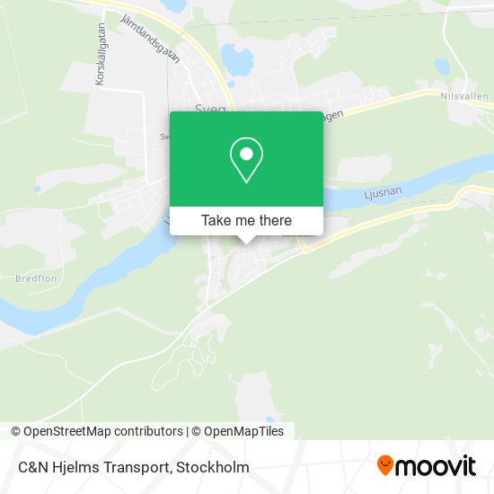 C&N Hjelms Transport map