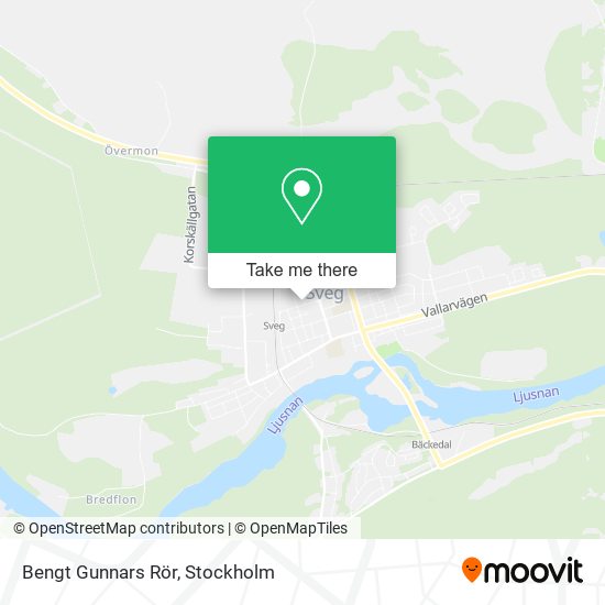 Bengt Gunnars Rör map