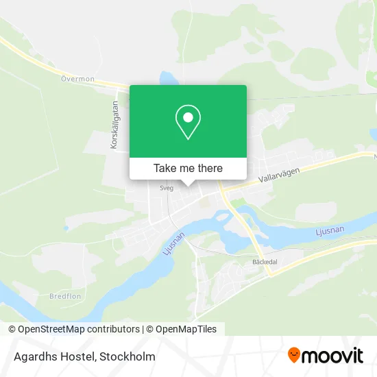 Agardhs Hostel map
