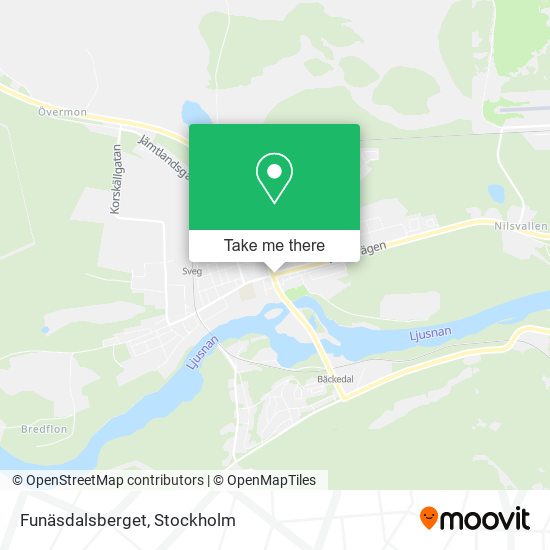 Funäsdalsberget map