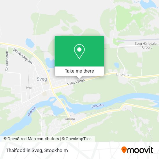 Thaifood in Sveg map