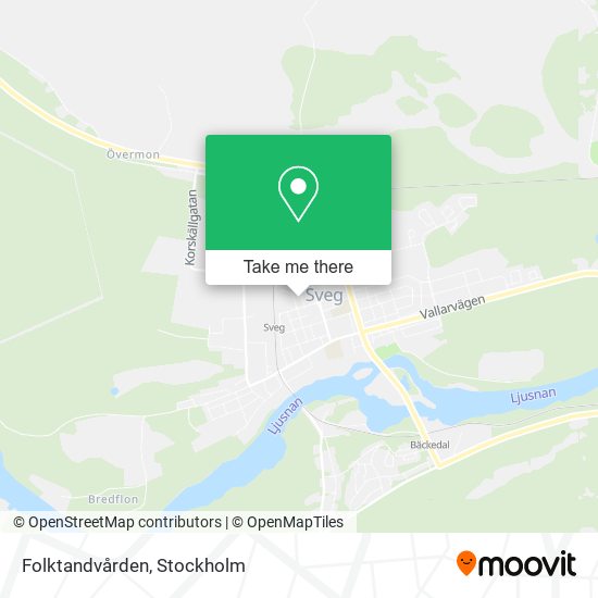 Folktandvården map