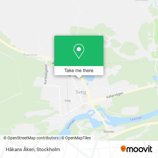 Håkans Åkeri map