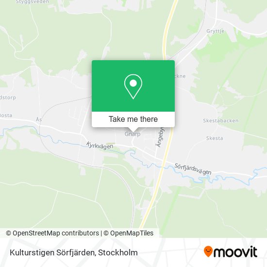 Kulturstigen Sörfjärden map