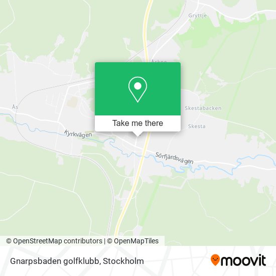 Gnarpsbaden golfklubb map