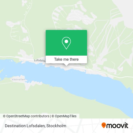 Destination Lofsdalen map