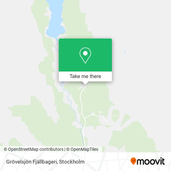Grövelsjön Fjällbageri map