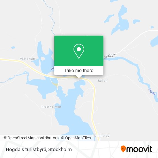 Hogdals turistbyrå map