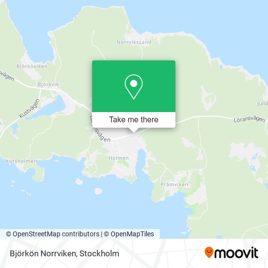 Björkön Norrviken map