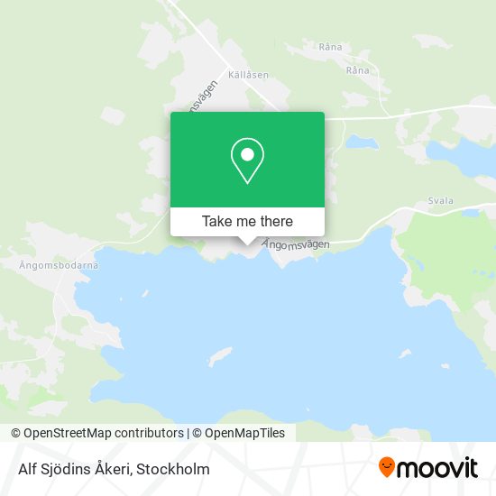 Alf Sjödins Åkeri map