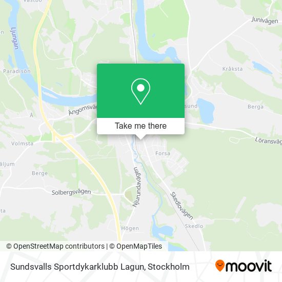 Sundsvalls Sportdykarklubb Lagun map