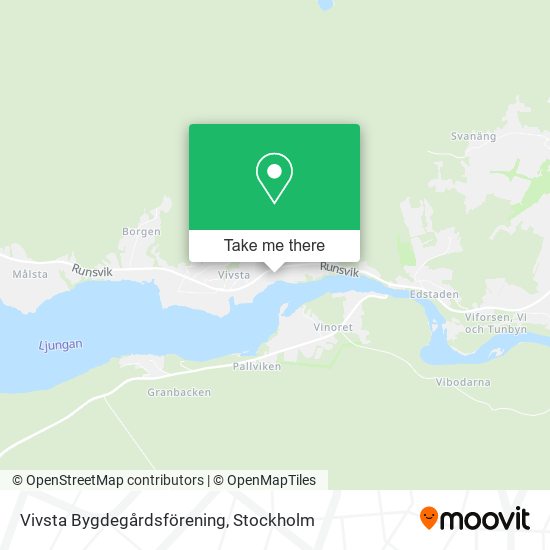 Vivsta Bygdegårdsförening map