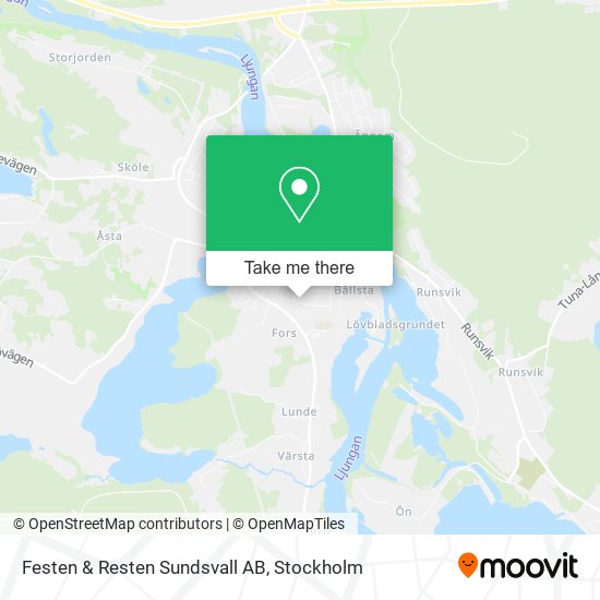 Festen & Resten Sundsvall AB map