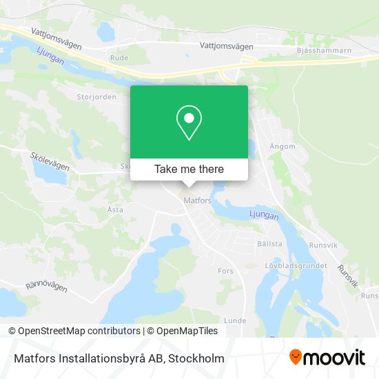 Matfors Installationsbyrå AB map