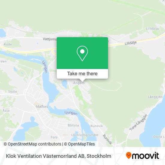 Klok Ventilation Västernorrland AB map