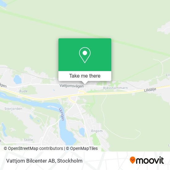 Vattjom Bilcenter AB map