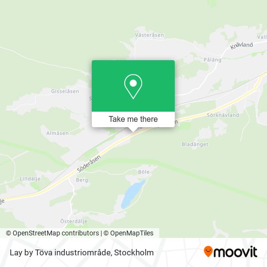 Lay by Töva industriområde map