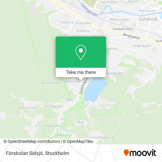 Förskolan Sidsjö map