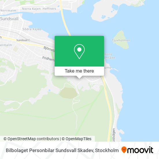 Bilbolaget Personbilar Sundsvall Skadev map