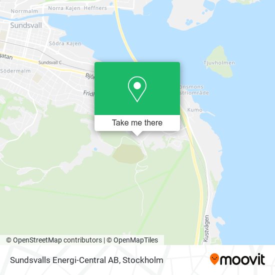 Sundsvalls Energi-Central AB map