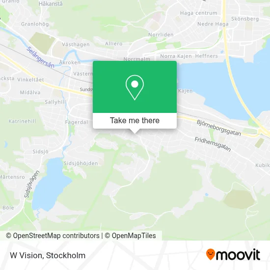 W Vision map