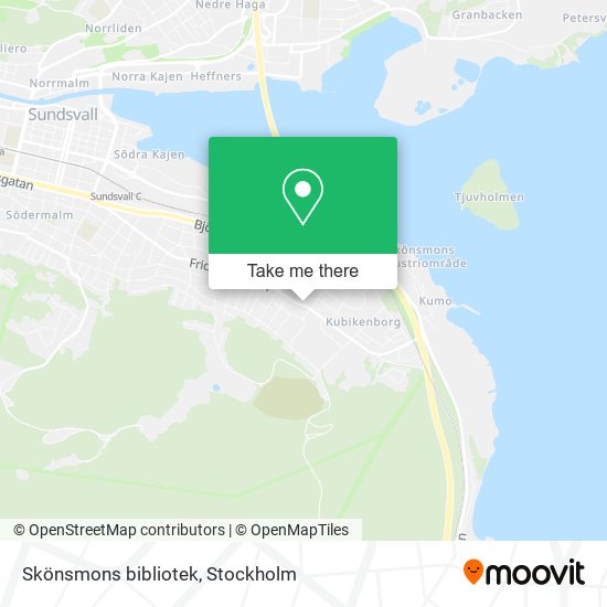 Skönsmons bibliotek map