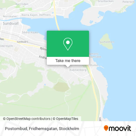 Postombud, Fridhemsgatan map