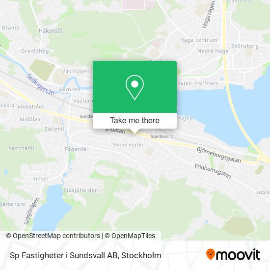 Sp Fastigheter i Sundsvall AB map