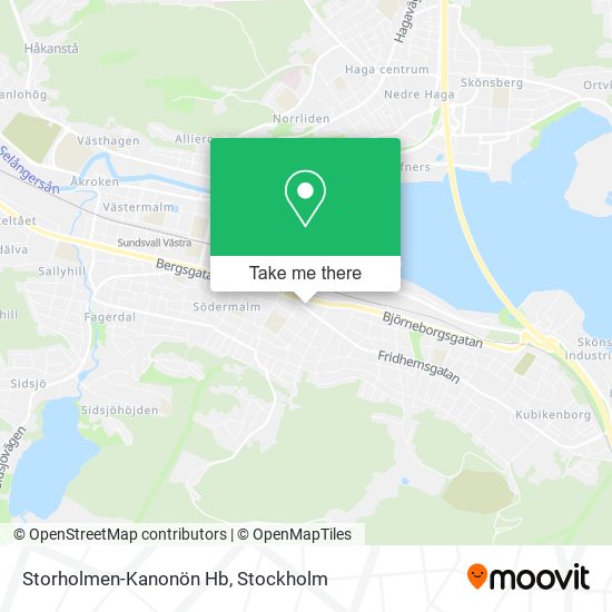 Storholmen-Kanonön Hb map