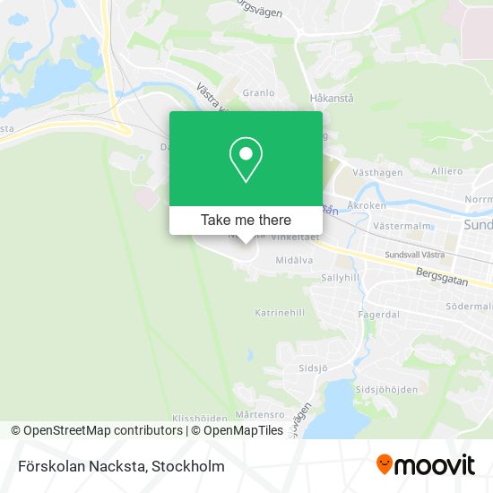 Förskolan Nacksta map