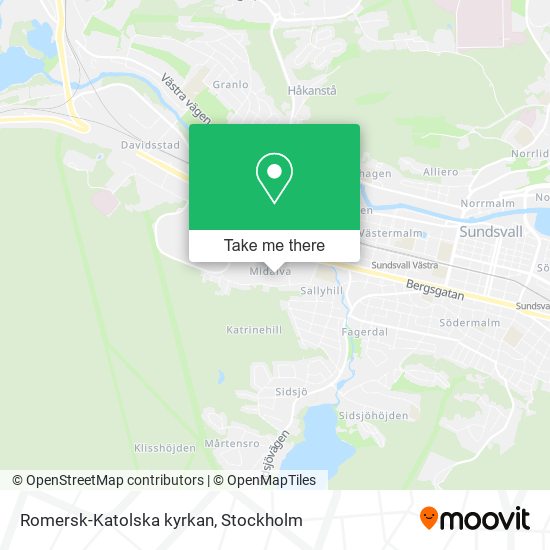 Romersk-Katolska kyrkan map