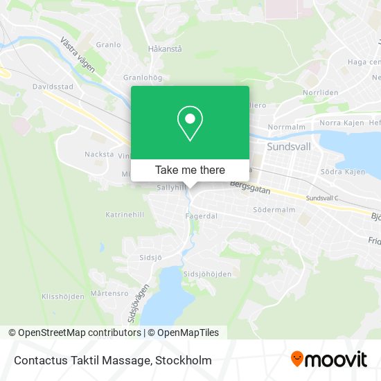 Contactus Taktil Massage map