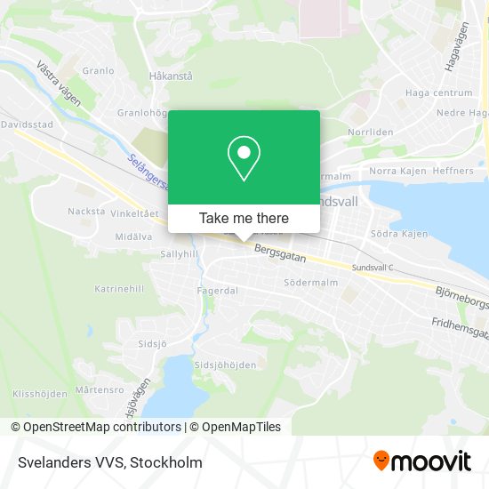 Svelanders VVS map