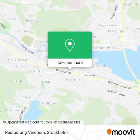 Restaurang Vindhem map