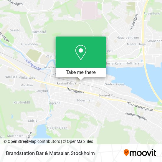 Brandstation Bar & Matsalar map